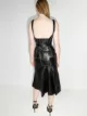 Alexander McQueen Midi-jurk met vierkante hals