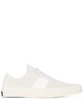 TOM FORD Cambridge suede low-top sneakers - White