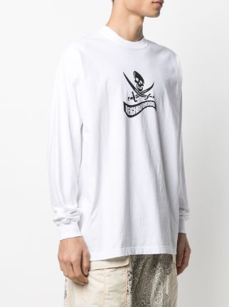 logo-print long-sleeve sweatshirt展示图