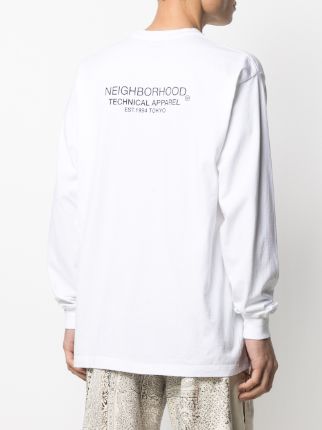 logo-print long-sleeve sweatshirt展示图