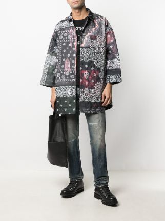 bandana print jacket展示图