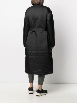 Swoosh tie-waist trench coat展示图