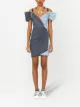 Dolce & Gabbana two-tone denim dress