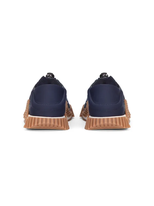 Dolce & Gabbana Kids NS1 patchwork-denim Sneakers | Blue