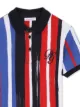 Dolce & Gabbana Kids vertical-stripe short-sleeve polo shirt