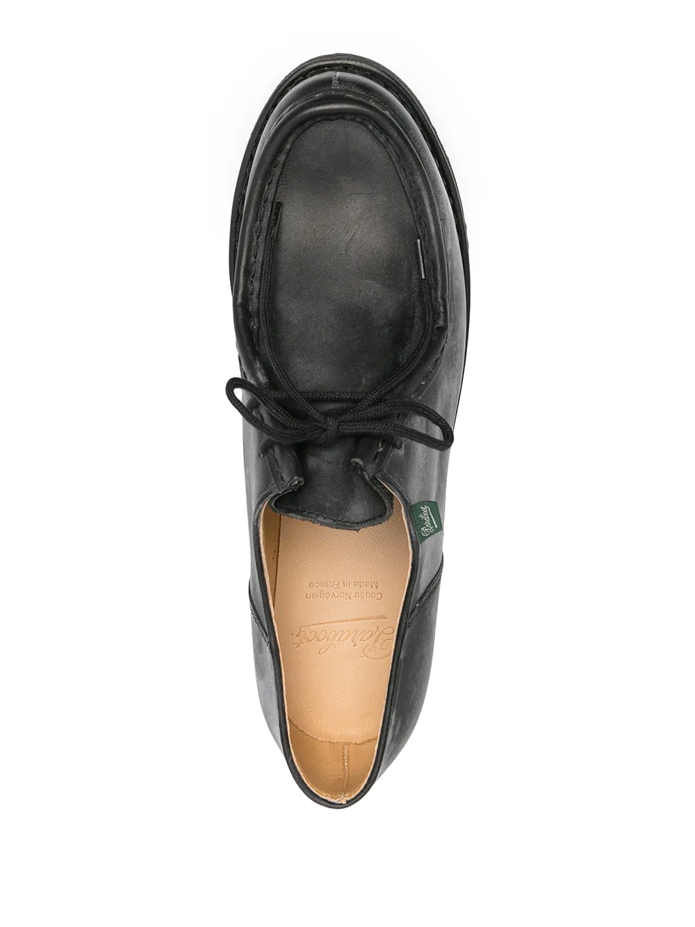 Paraboot Michael loafers met veters Zwart