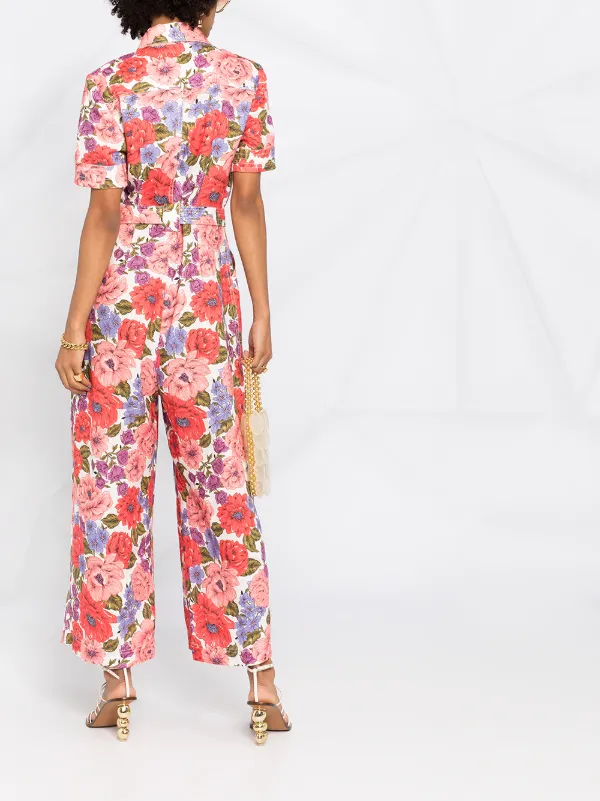 ZIMMERMANN Poppy Floral Print Jumpsuit 