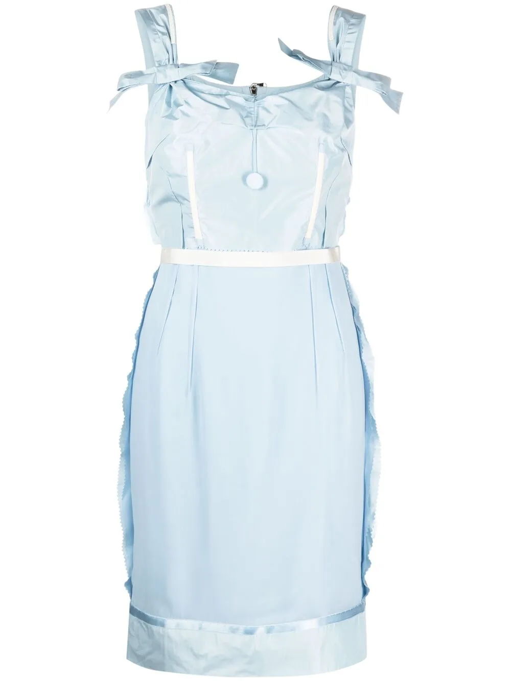Image 1 of Moschino scallop-trim bow dress