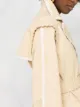 Moschino contrast-trim trench coat