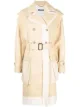 Image 1 of Moschino contrast-trim trench coat