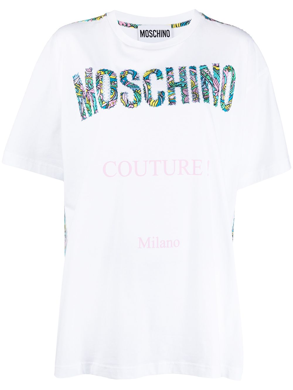 фото Moschino футболка с логотипом