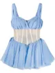 Image 1 of Moschino boned-bodice sleeveless top