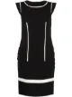 Image 1 of Moschino stripe detail fitted dress
