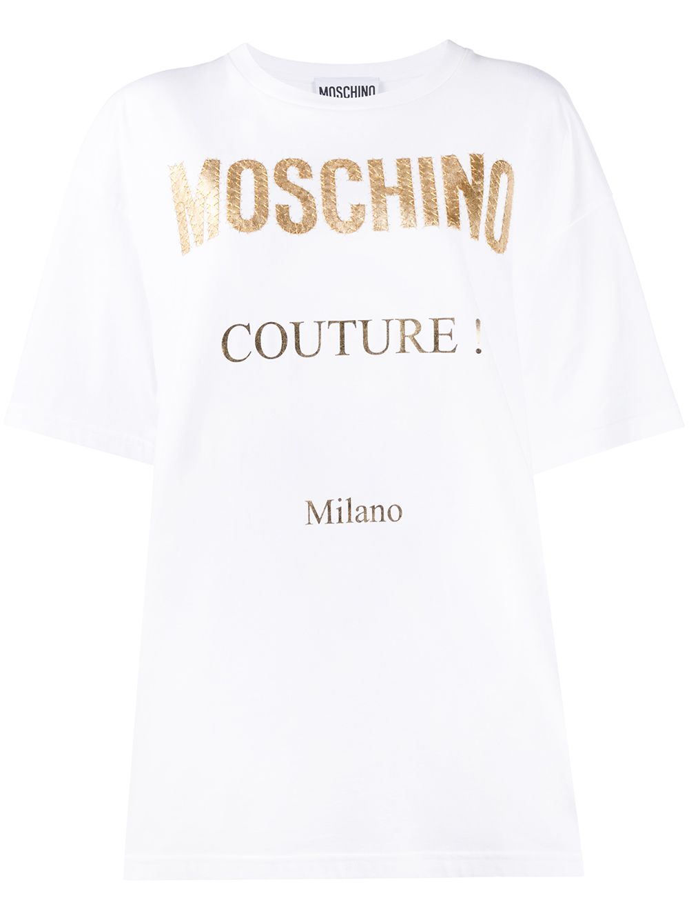 фото Moschino футболка оверсайз с логотипом