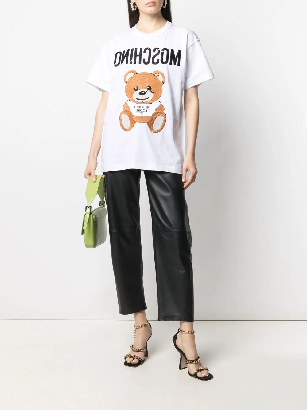 фото Moschino футболка с логотипом