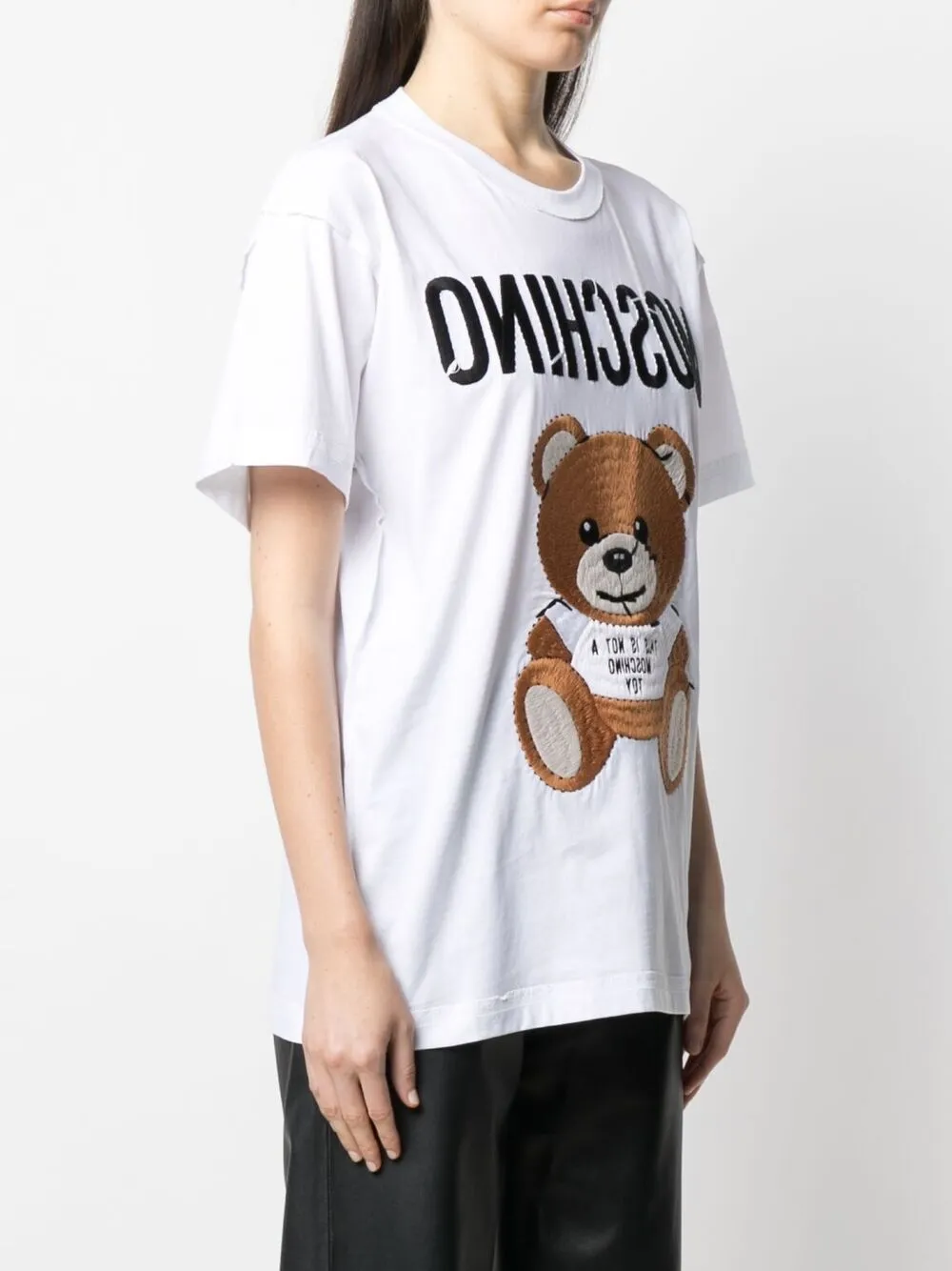 фото Moschino футболка с логотипом