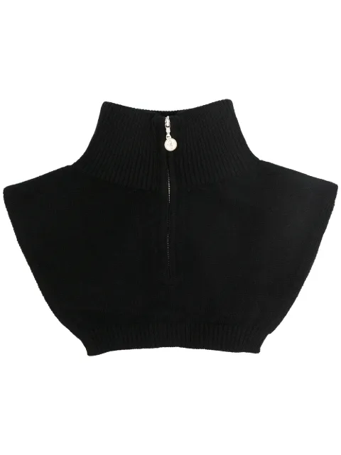 Barrie half-zip cashmere bib