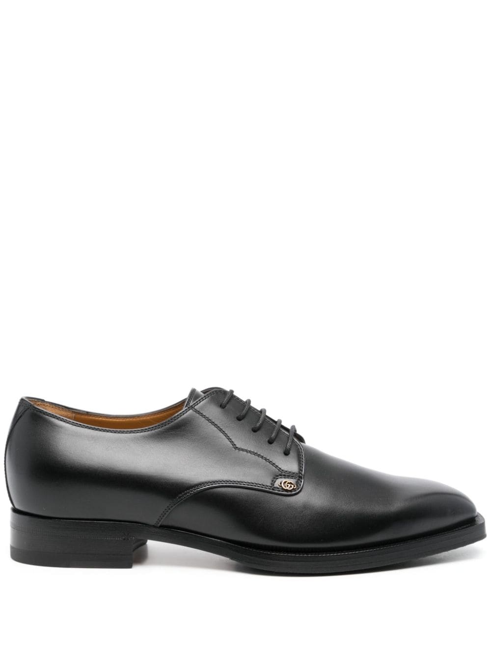 Gucci Double G Leather Derby Shoes - Farfetch