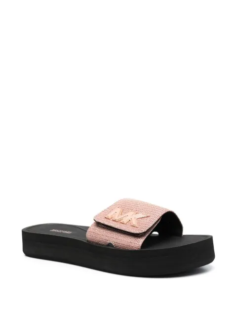 belk michael kors flip flops