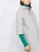 Herno layered zip-up coat