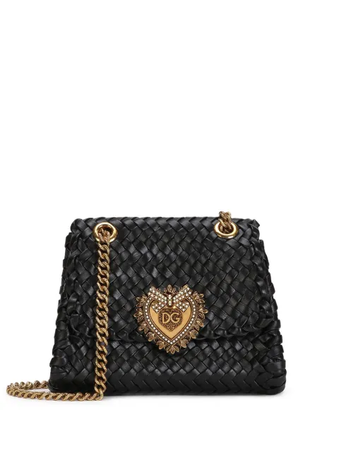 Dolce & Gabbana Bolsa transversal Devotion com padronagem trançada