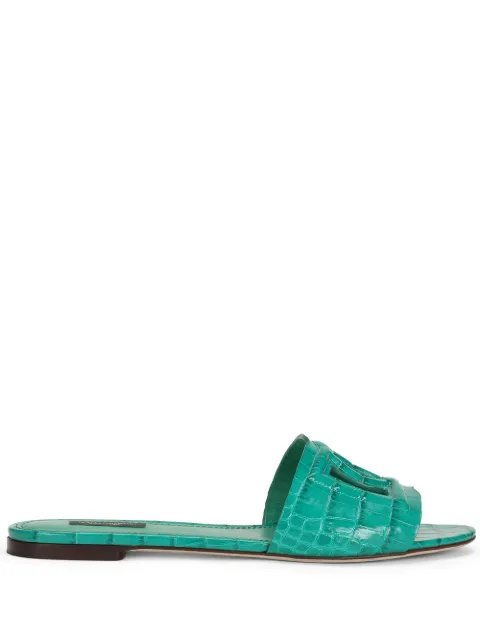 Dolce & Gabbana DG Millennials leather sandals