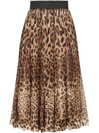 Dolce & Gabbana leopard-print Midi Skirt - Farfetch
