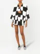 Image 2 of Dolce & Gabbana patchwork jacquard mini skirt