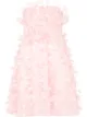 Image 1 of Dolce & Gabbana feather-embellished strapless dress