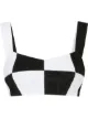 Image 1 of Dolce & Gabbana Damier jacquard-woven top