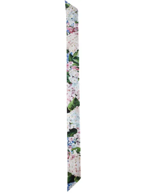 Dolce & Gabbana وشاح حرير بطبعة زهور