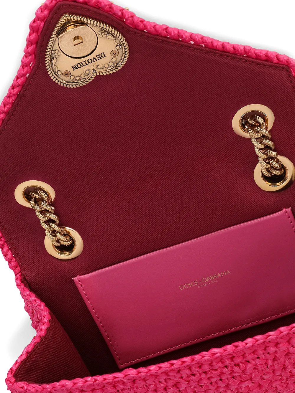 фото Dolce & gabbana сумка через плечо devotion среднего размера