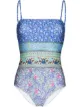 Immagine 1 di BOTEH Costume intero con design patchwork Elektra