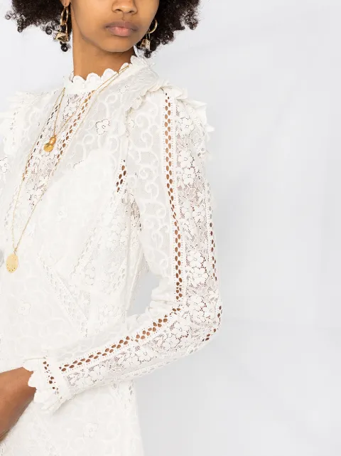 ZIMMERMANN Brighton lace panel dress 