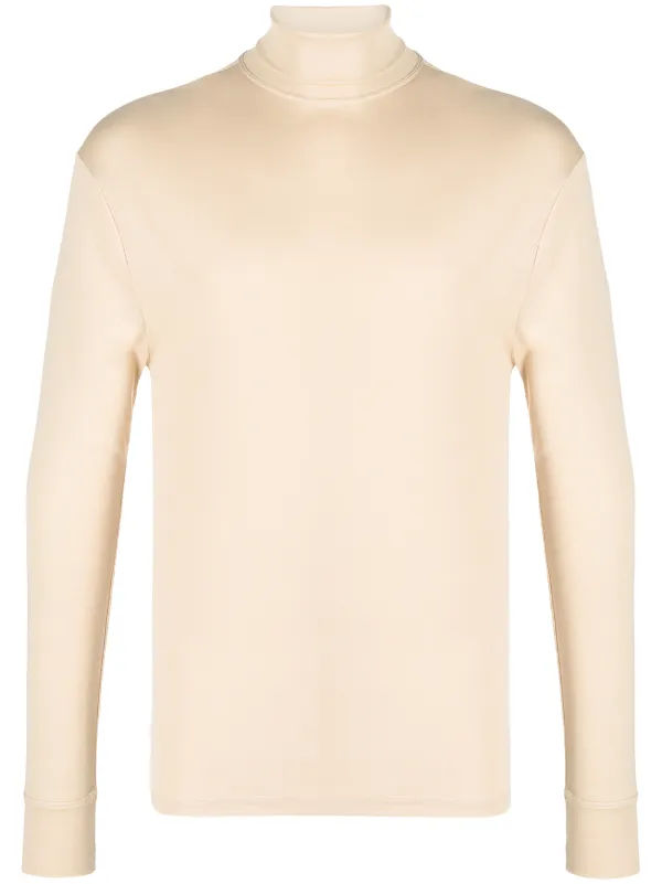roll neck cotton jumper