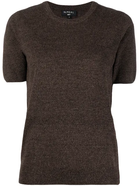 N.Peal cashmere knitted top