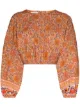 Imagem 1 de BOTEH Blusa cropped Petra com estampa floral