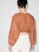 BOTEH Blusa cropped Petra com estampa floral