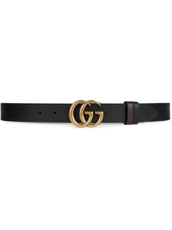 gg marmont reversible leather belt