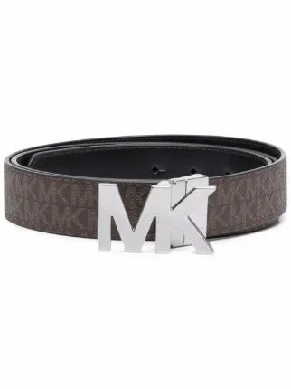 Michael Kors logo-print Leather Belt | Brown | FARFETCH display picture 2