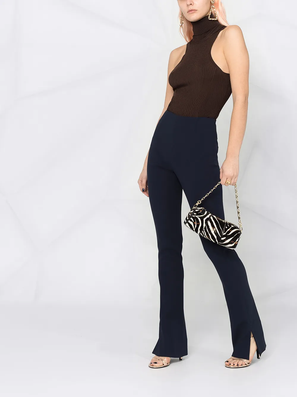 Galvan London High waist broek - Blauw