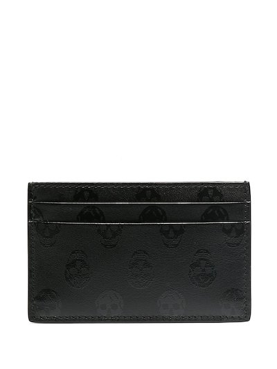 Alexander McQueen - skull-print cardholder