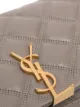 Saint Laurent Becky quilted wallet on chain