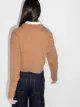 Reformation V-neck cropped jumper