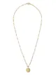 Image 1 of Retrouvaí 14K yellow gold lion-charm necklace