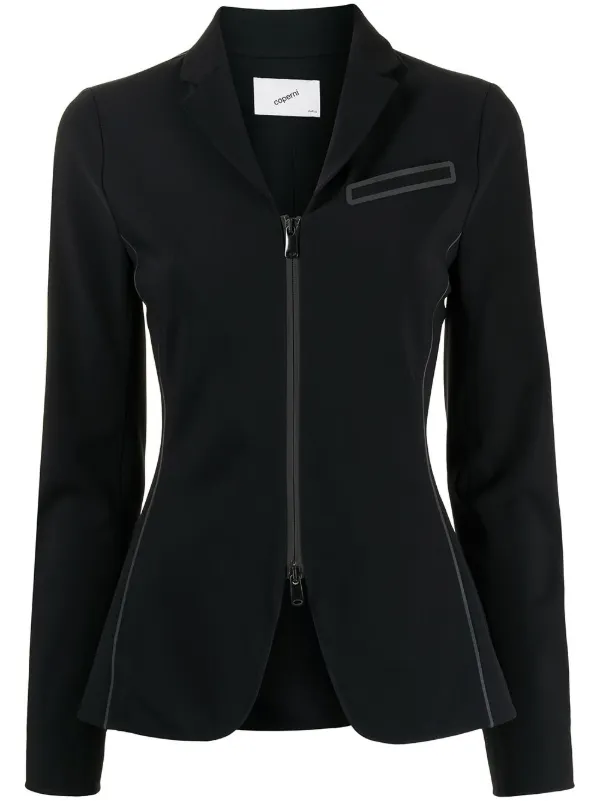 zip up blazer