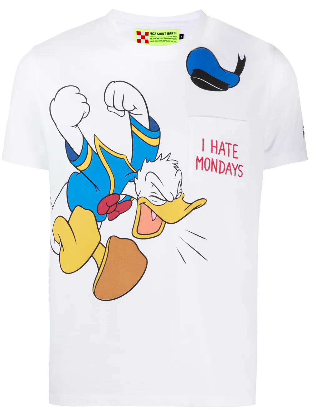 фото Mc2 saint barth футболка connor с принтом donald duck