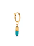 True Rocks single pill hoop earring - Gold