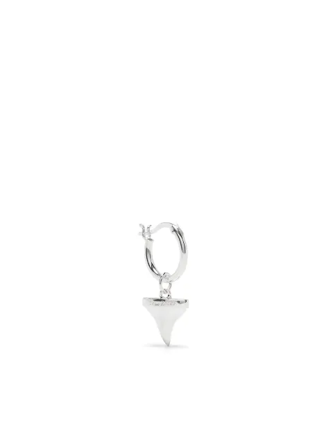True Rocks sterling silver shark tooth earring