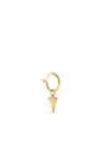 True Rocks single shark tooth hoop earring - Gold